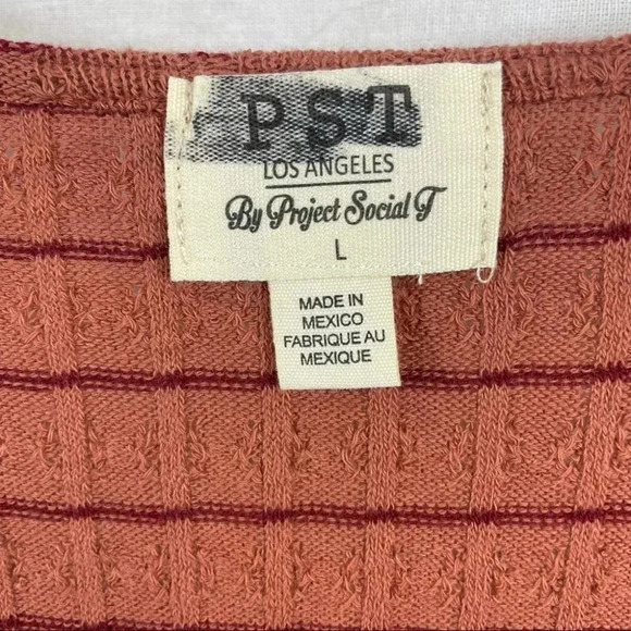 PST Project Social T Kimora  Sweetheart Rib Knit Top - Picture 4 of 9